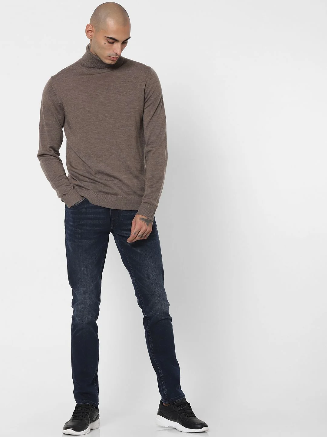 Grey Turtleneck Pullover - Image 5