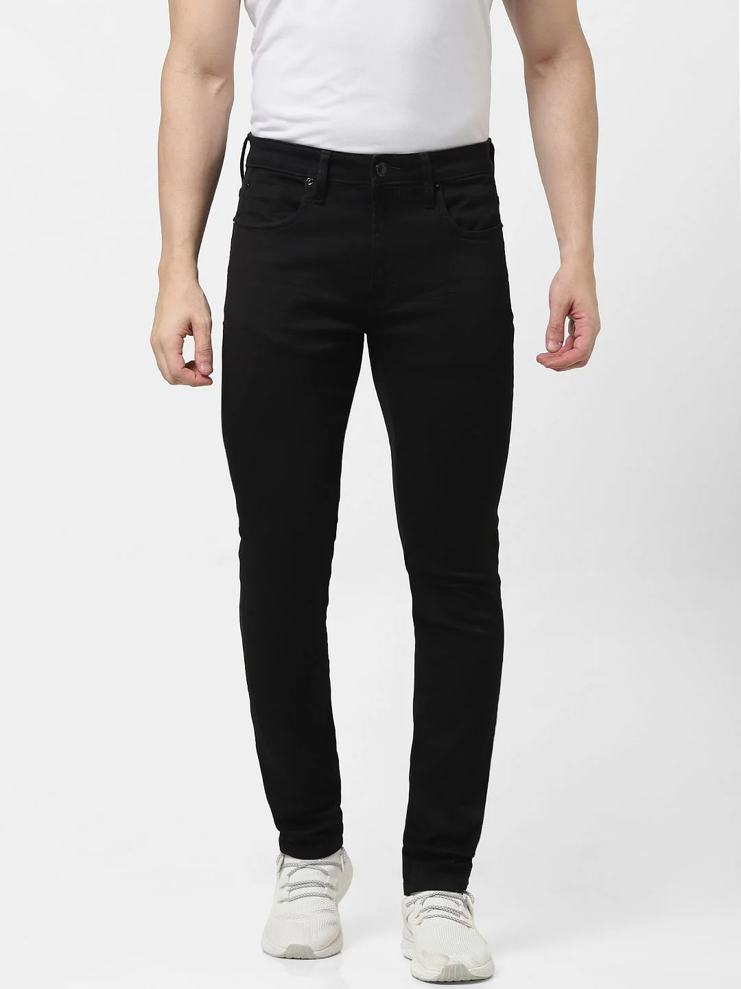 Black Low Rise Ben Skinny Jeans - Image 2