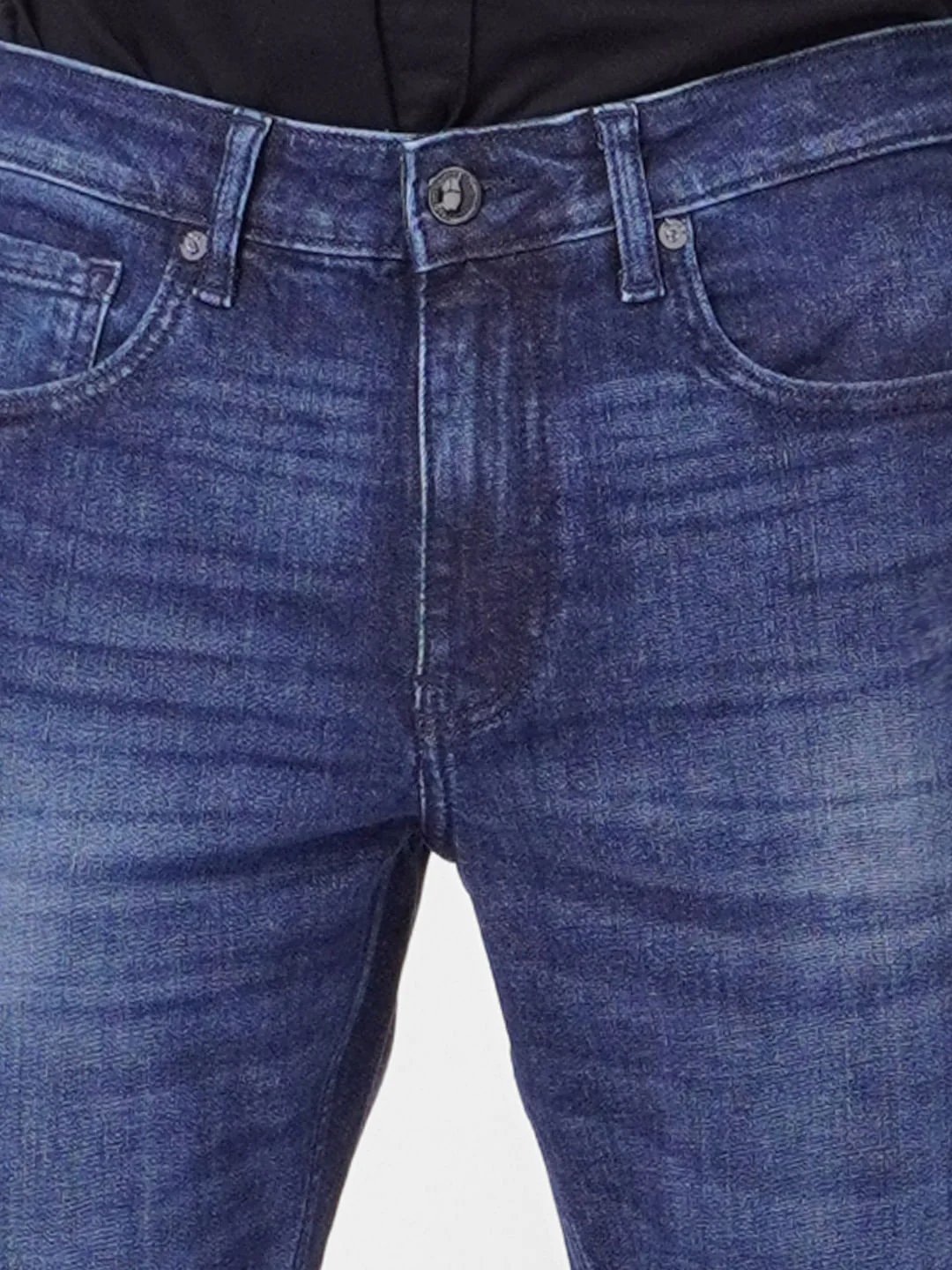 Dark Blue Low Rise Glenn Slim Jeans - Image 5