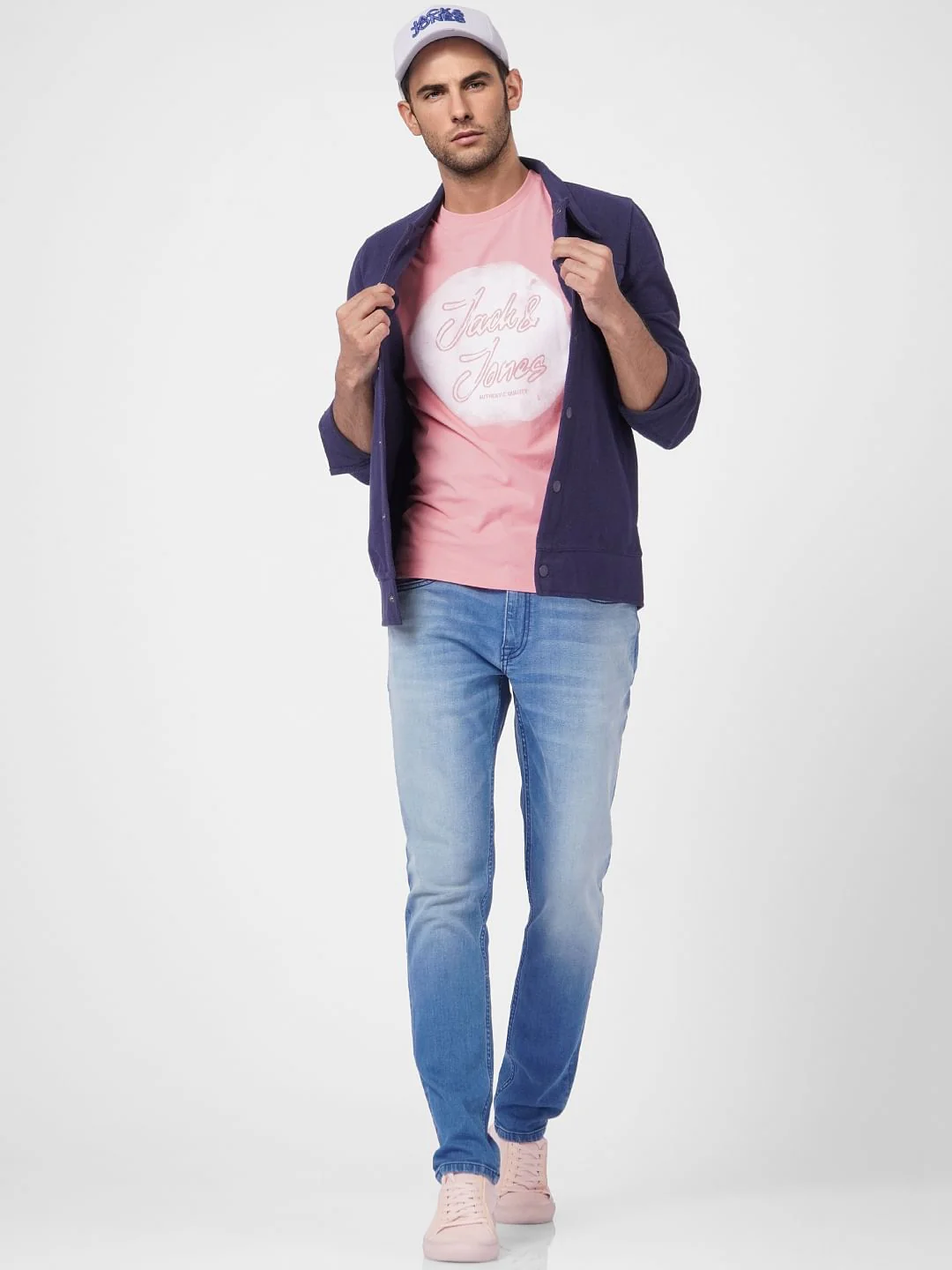 Light Blue Low Rise Glenn Slim Jeans