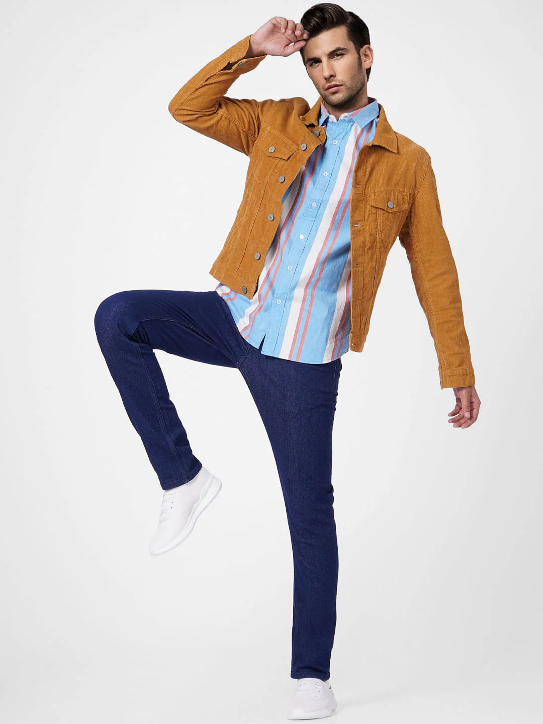 Dark Blue Low Rise Ben Skinny Jeans