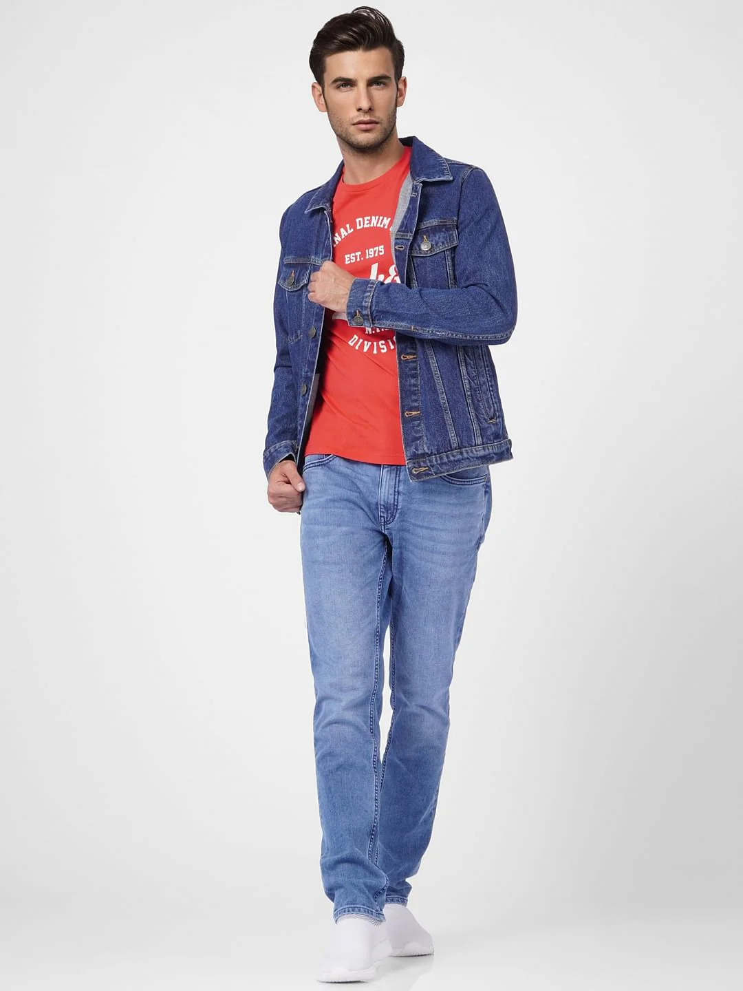 Light Blue Low Rise Washed Ben Skinny Jeans
