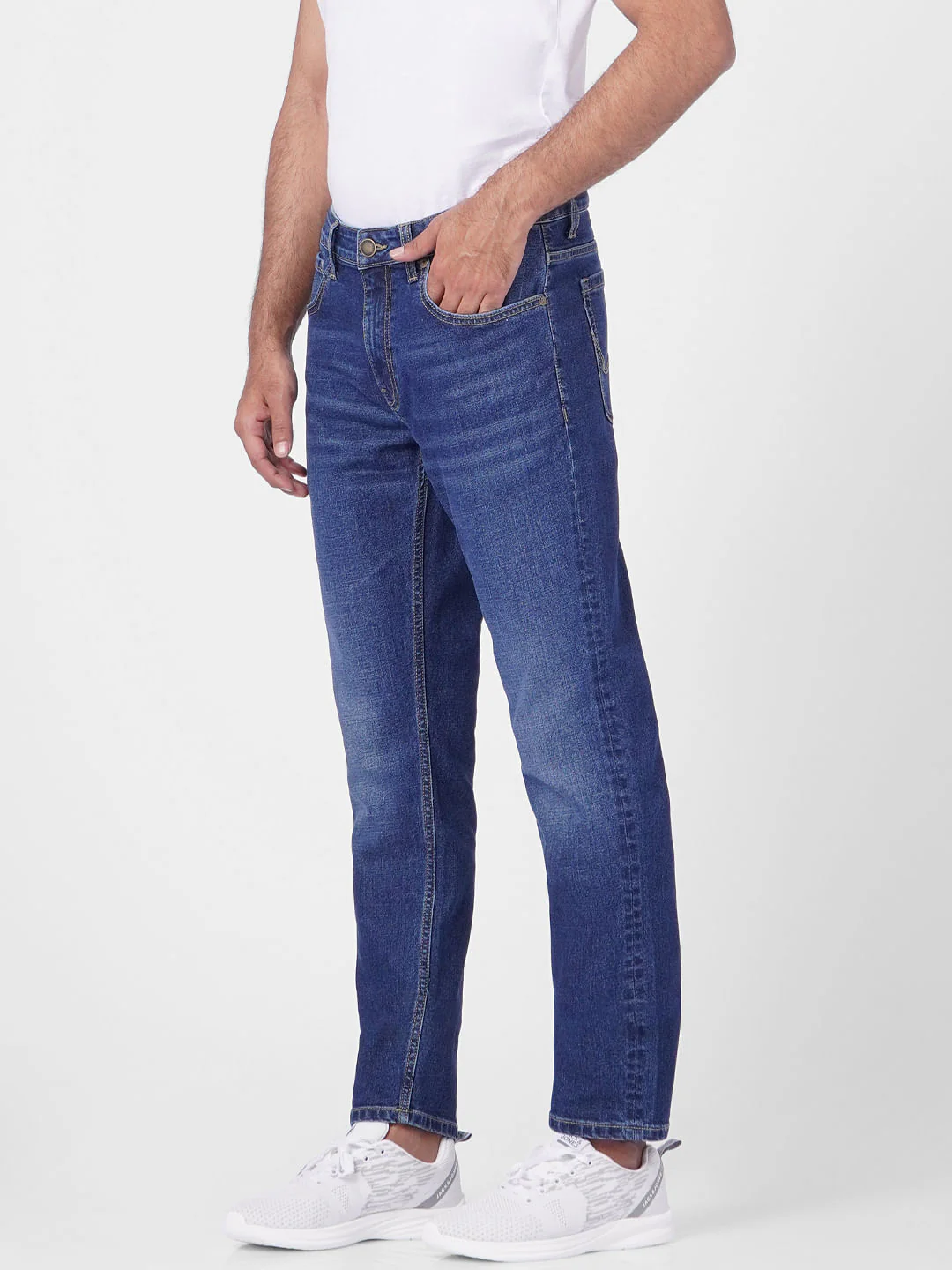 Blue Low Rise Glenn Slim Jeans - Image 3