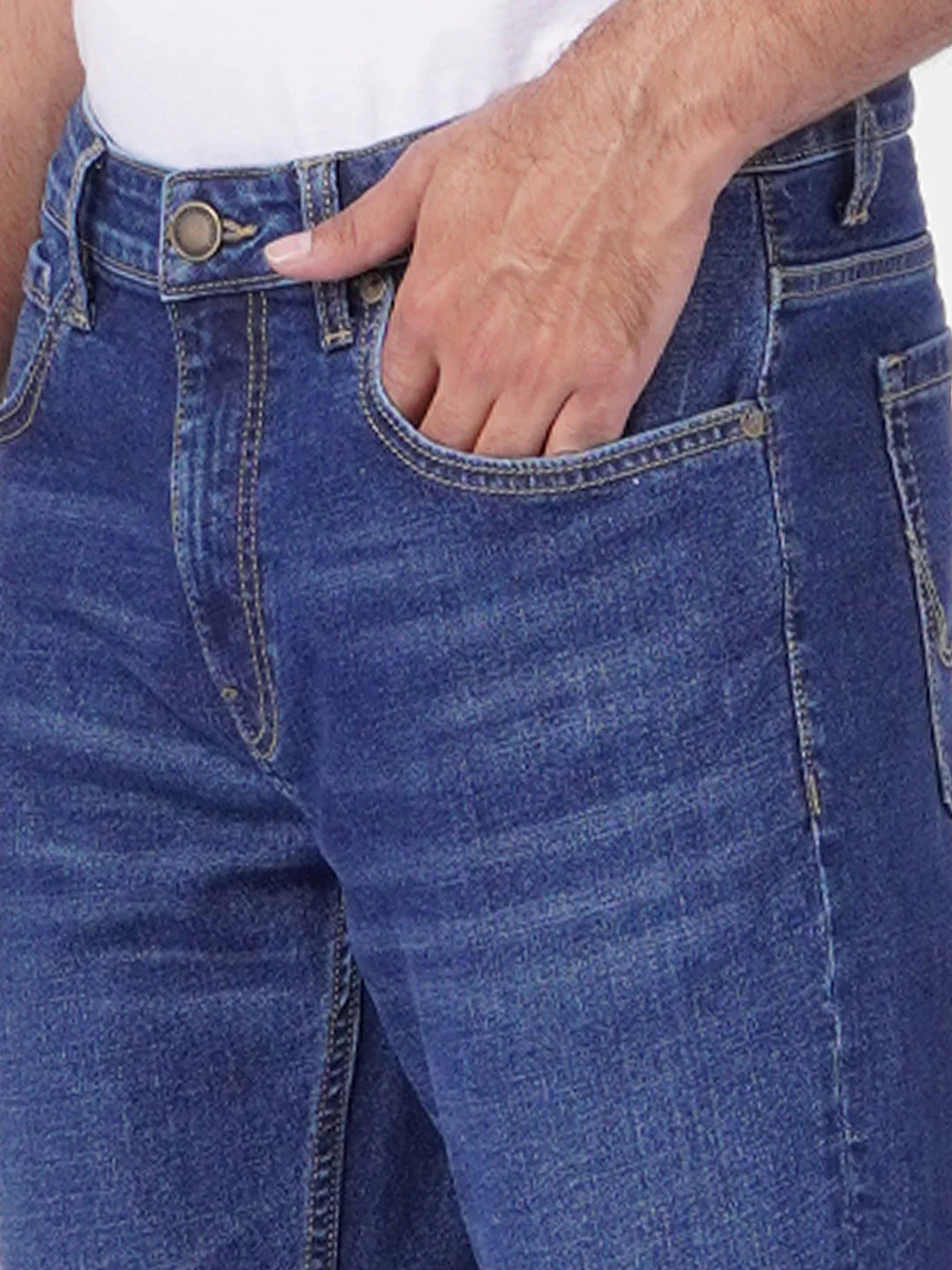 Blue Low Rise Glenn Slim Jeans - Image 5