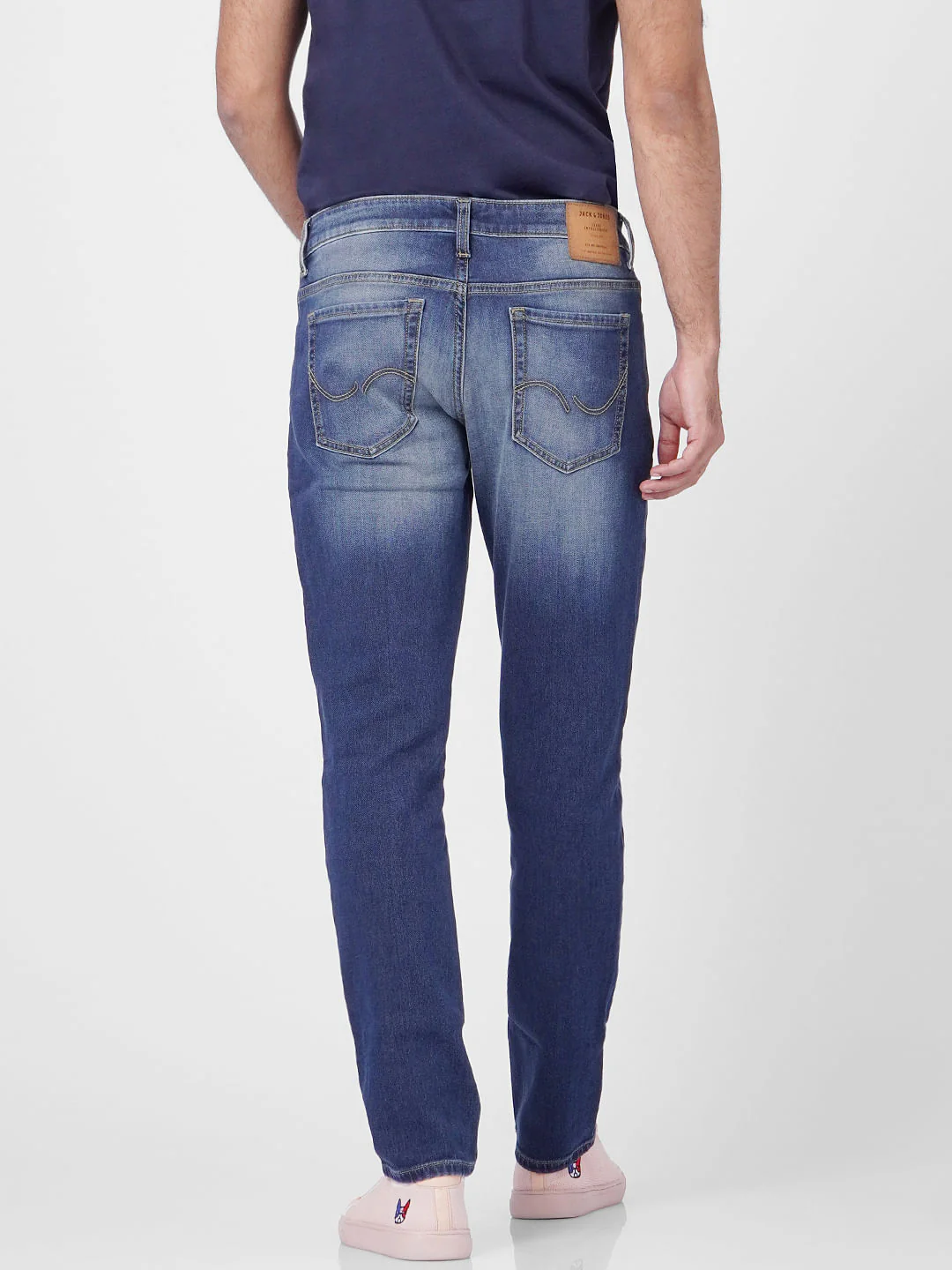 Blue Low Rise Glenn Slim Jeans - Image 4