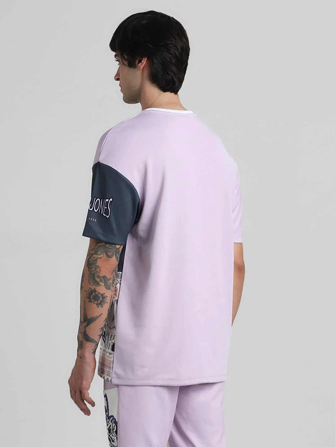 Jack&Jones X Black Panther Purple OVERSIZED Co-ord T-shirt - Image 4