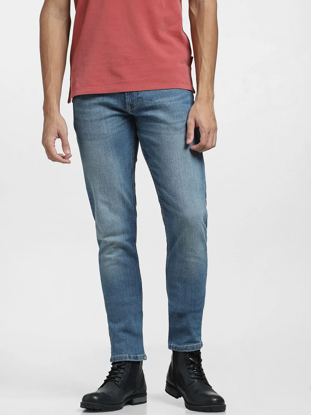Blue Low Rise Glenn Slim Fit Jeans - Image 2