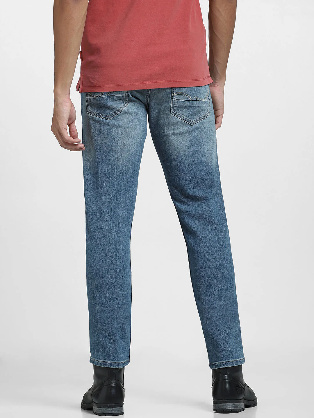 Blue Low Rise Glenn Slim Fit Jeans - Image 4
