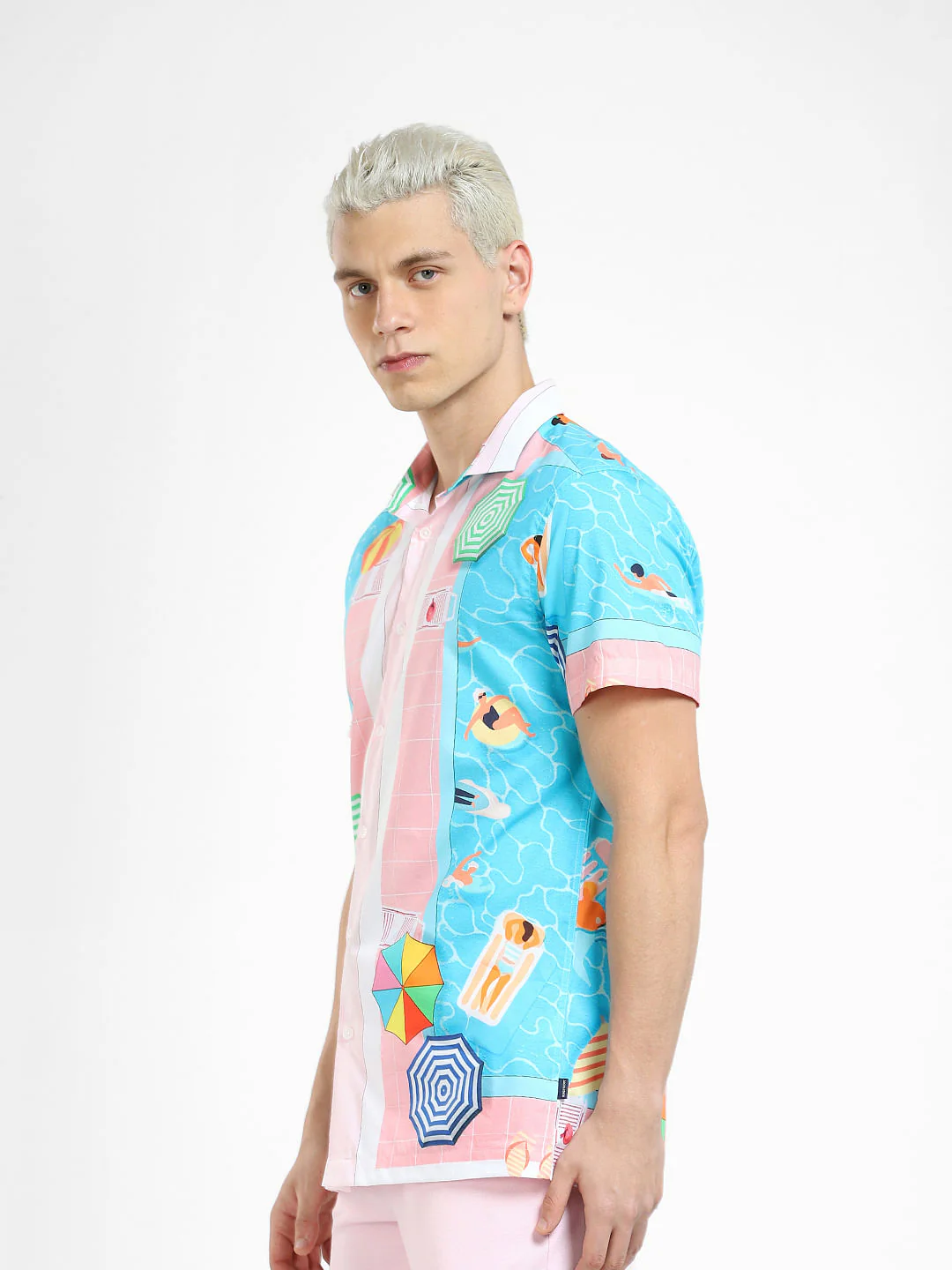Pink Pool Party Print Shirt - Image 3