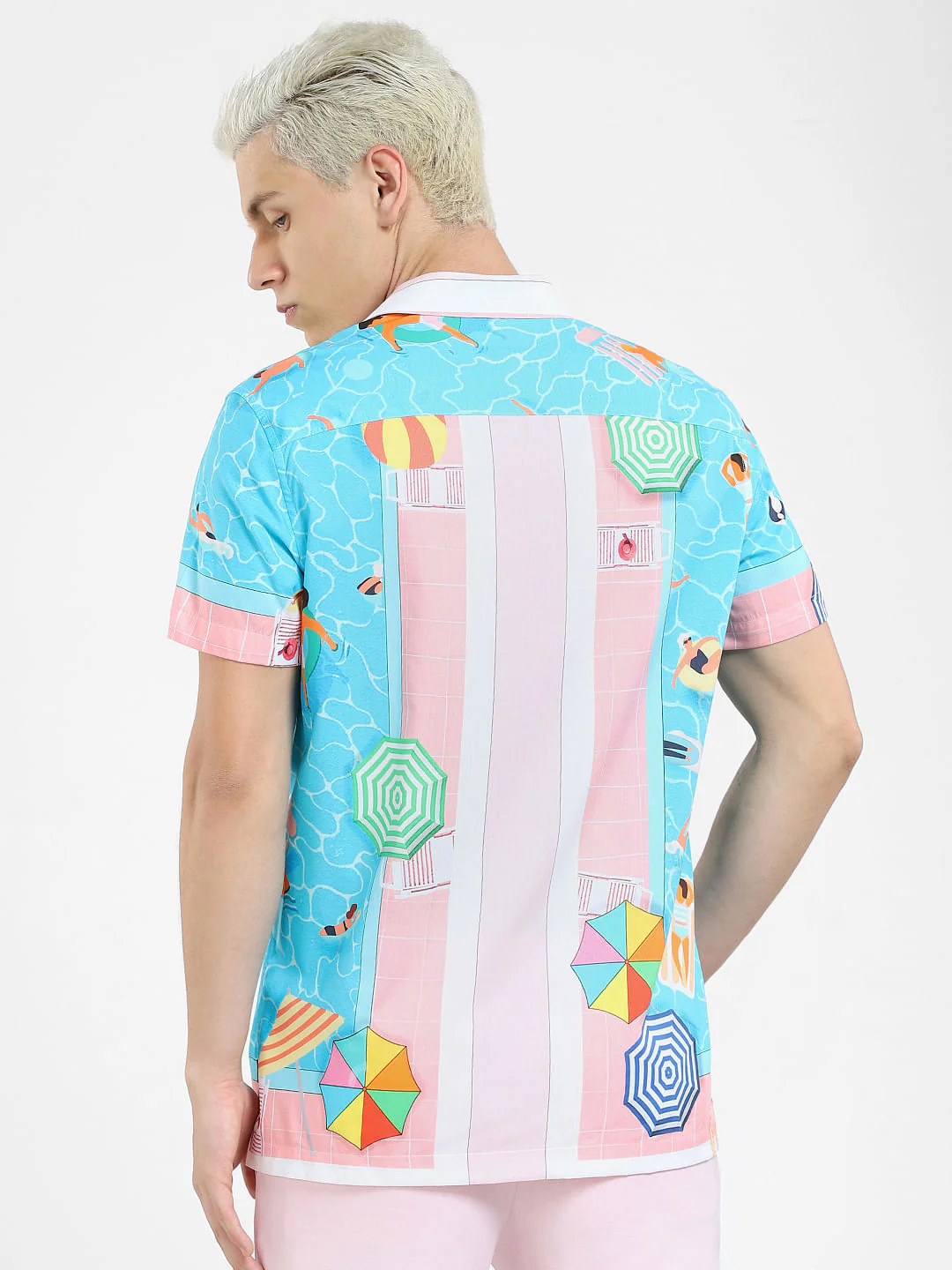 Pink Pool Party Print Shirt - Image 4