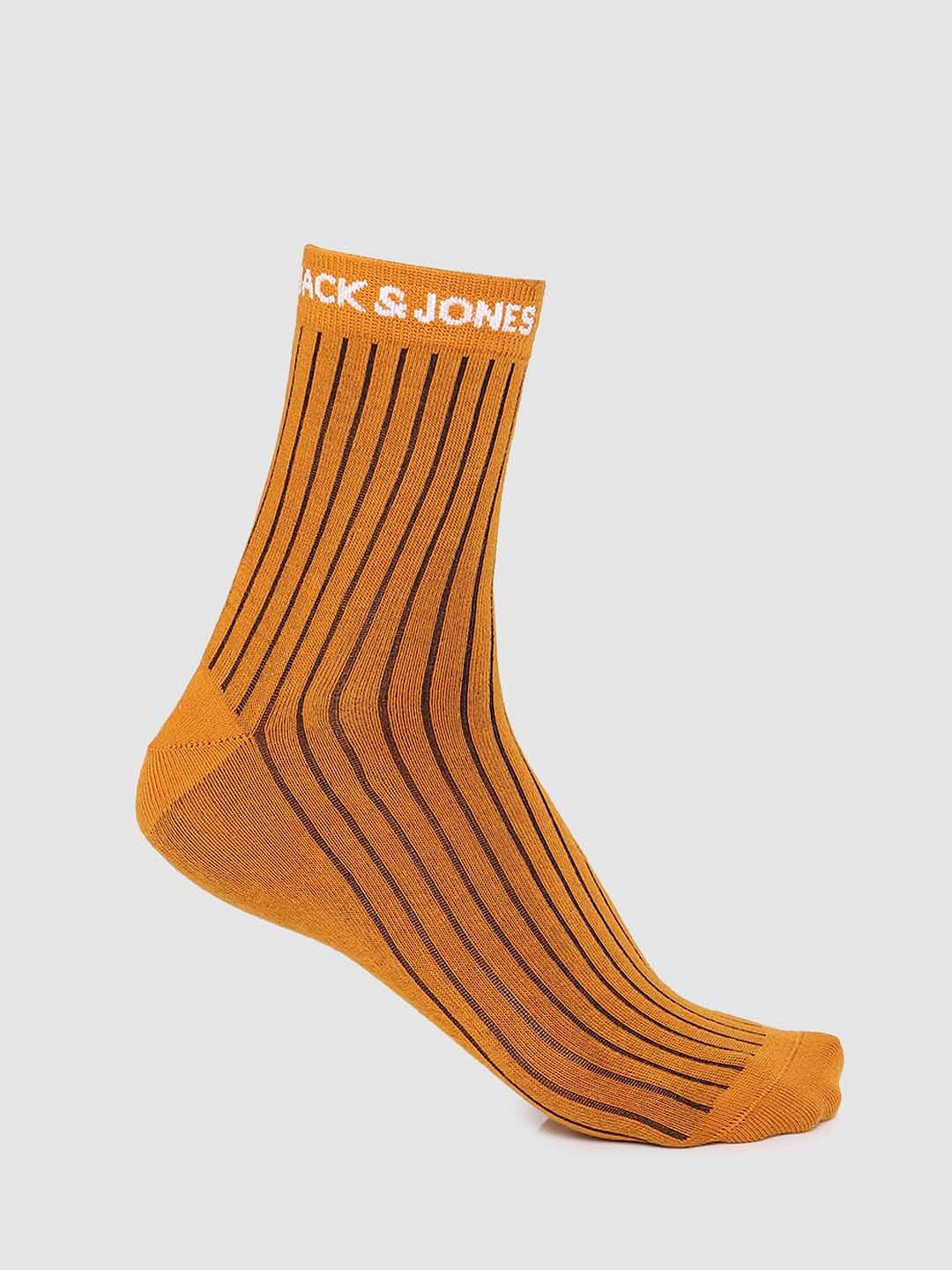 Pack of 3 Stripe Mid Length Socks - Multi-coloured - Image 6