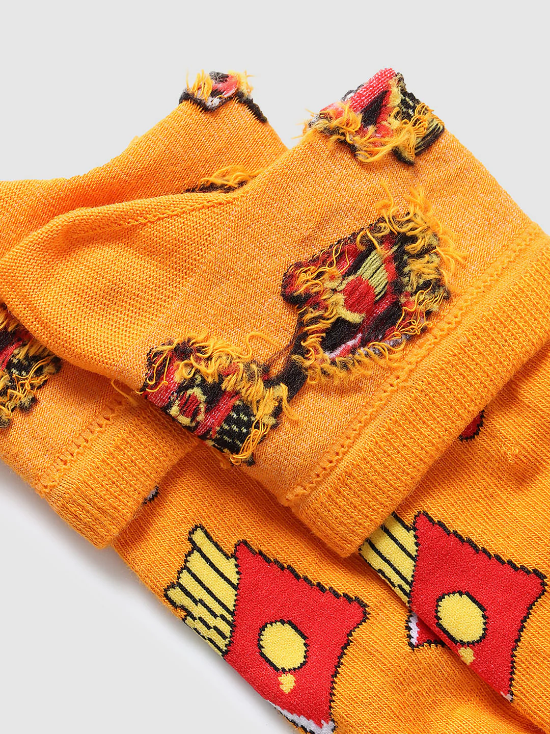 Pack of 2 Graphic Print Ankle Socks - Multi-coloured - Image 8