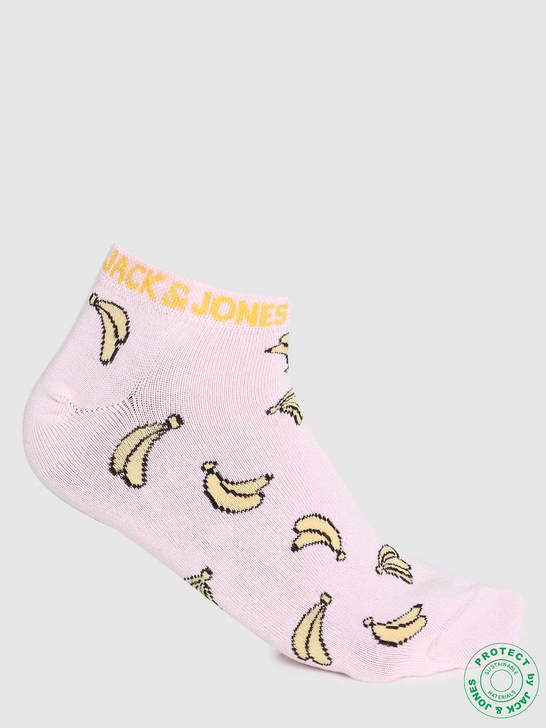 Pack of 2 Fruit Printed Socks - Blue & Pink