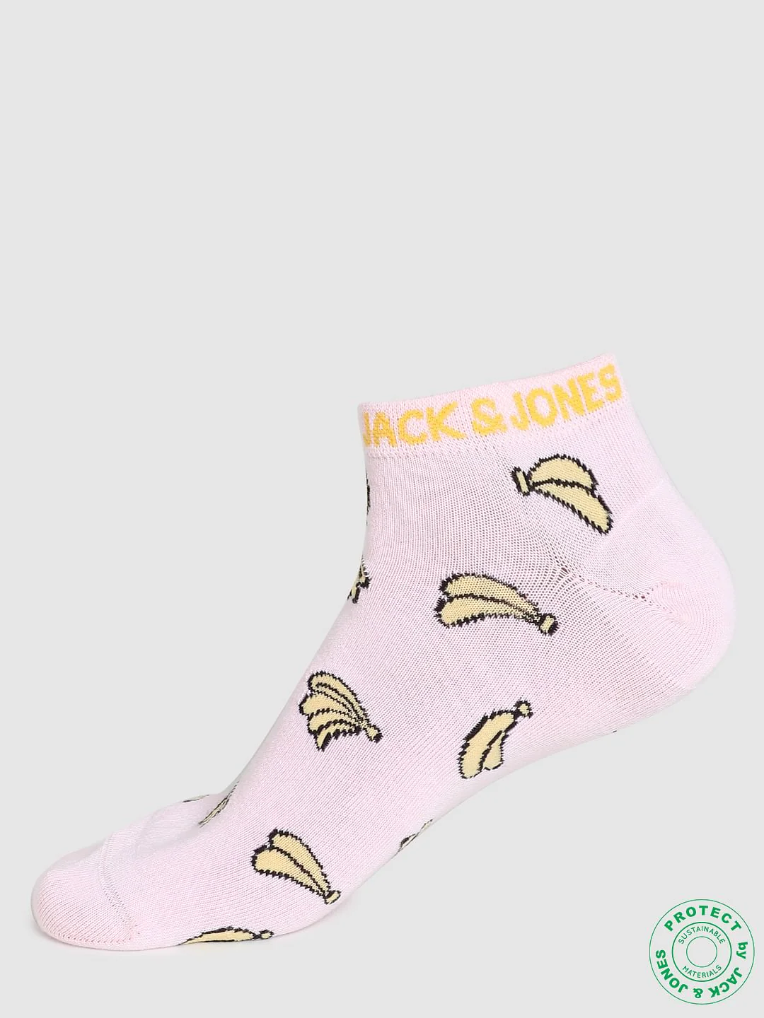 Pack of 2 Fruit Printed Socks - Blue & Pink - Image 2