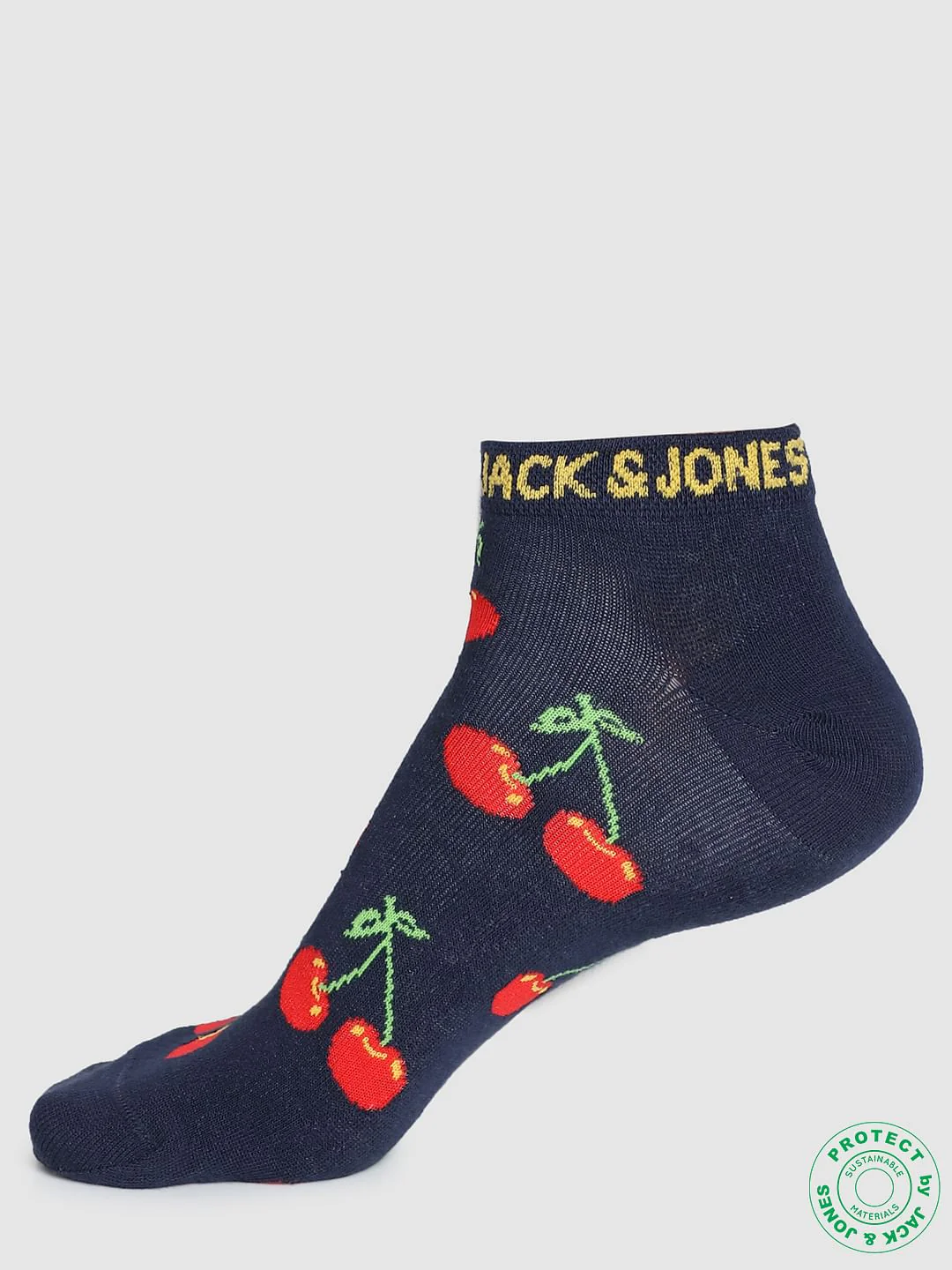 Pack of 2 Fruit Printed Socks - Blue & Pink - Image 7