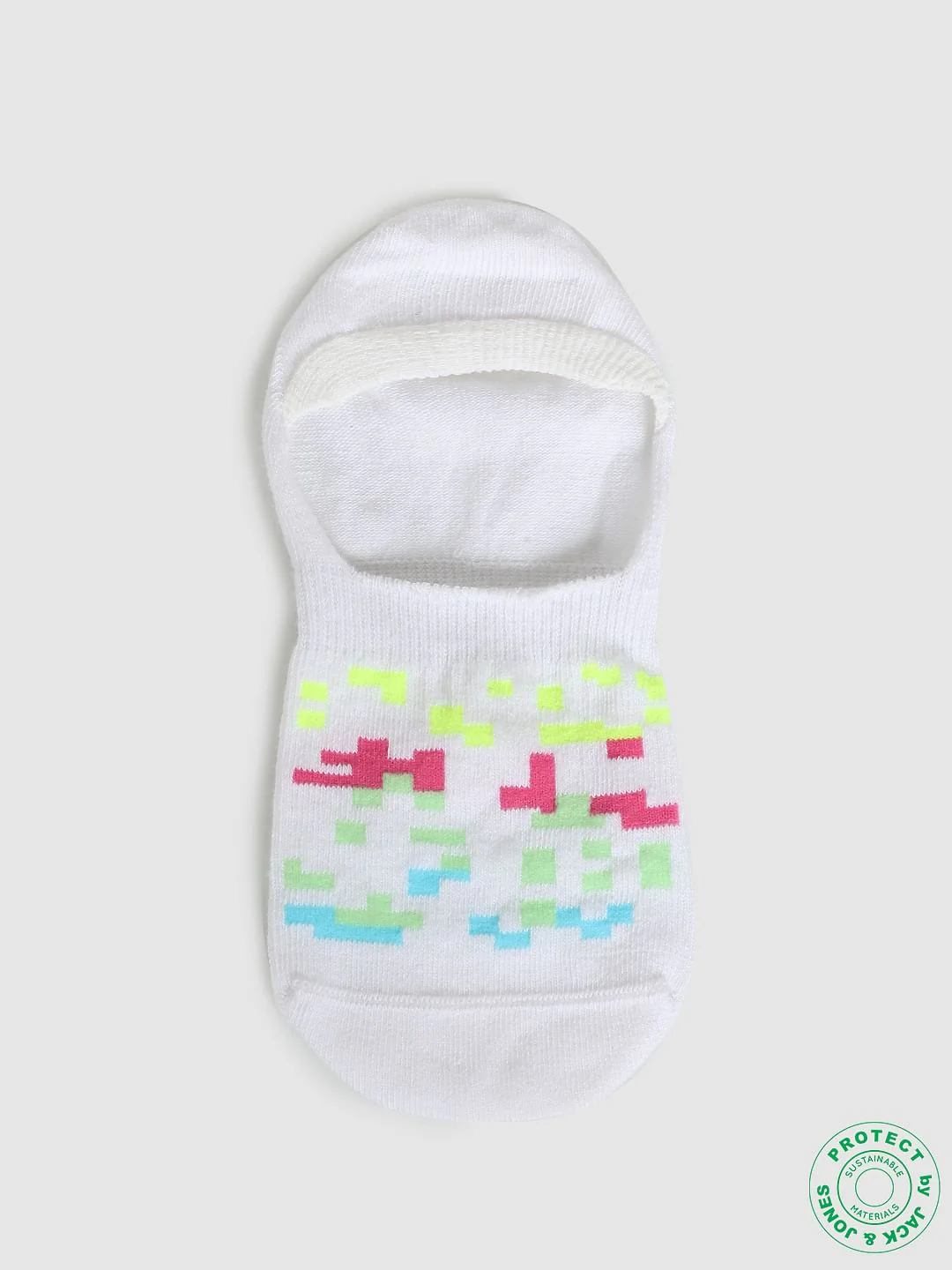 White Printed Footies - Image 2
