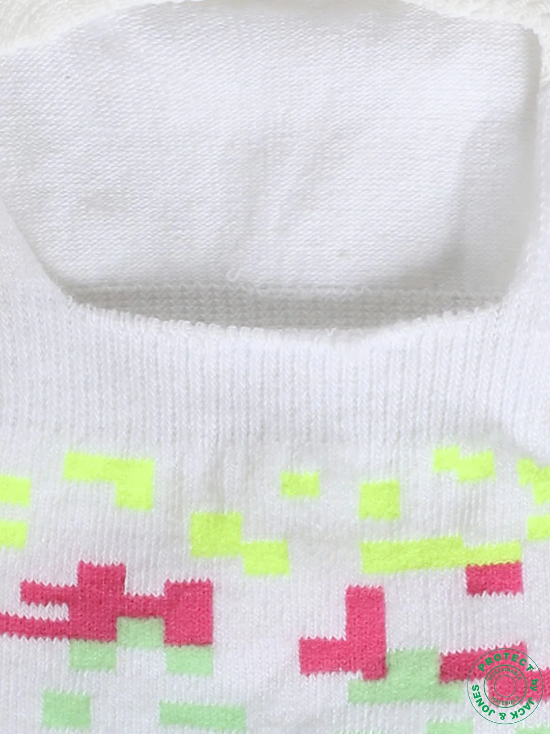White Printed Footies - Image 4