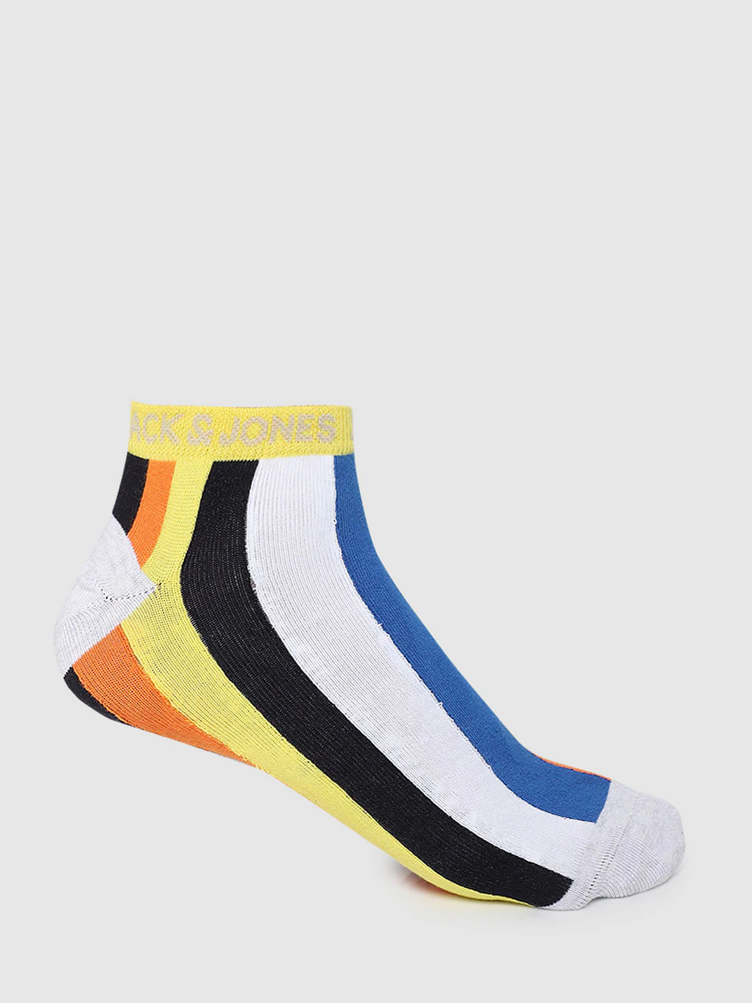 Multi-coloured Striped Ankle Socks