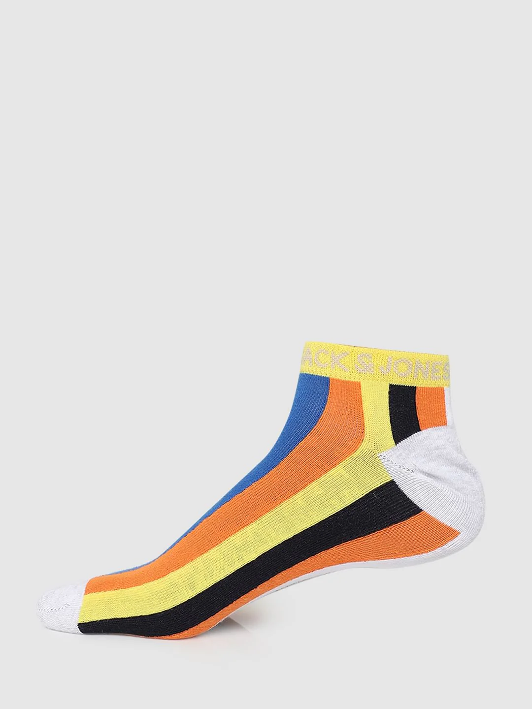 Multi-coloured Striped Ankle Socks - Image 2