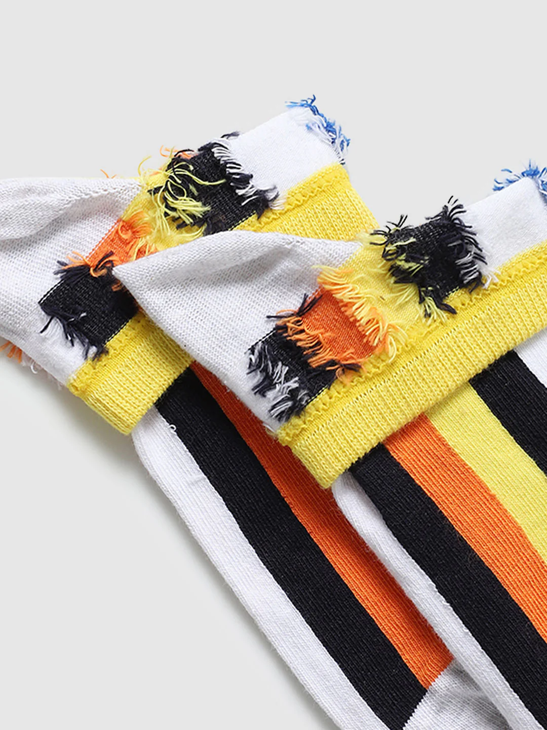 Multi-coloured Striped Ankle Socks - Image 5