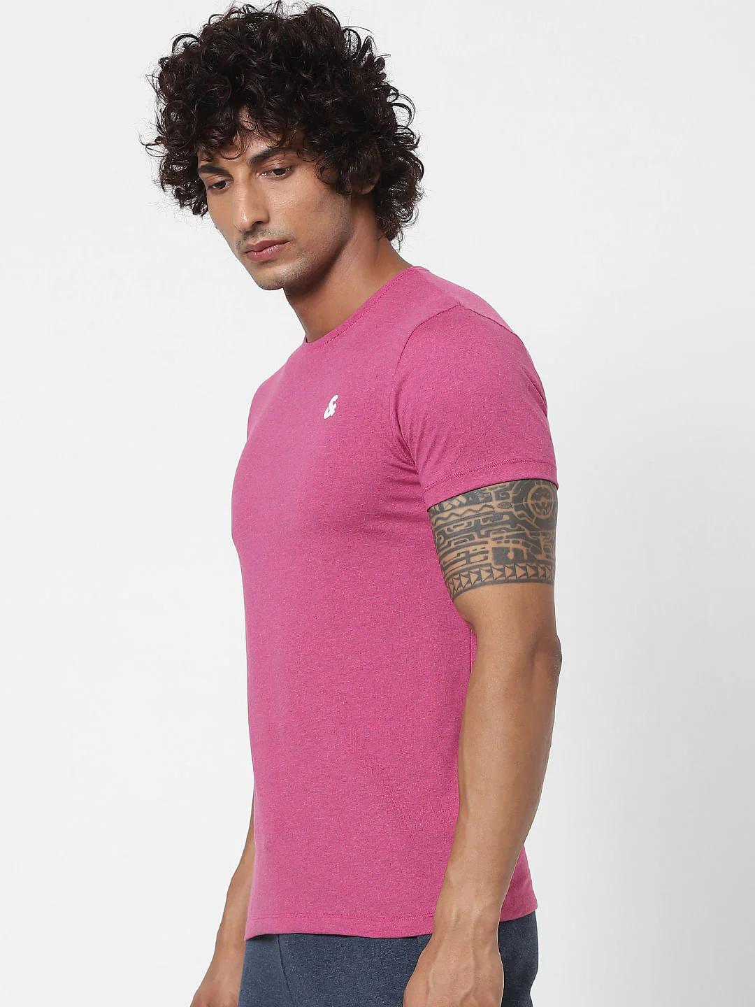 Pink & Black Crew Neck Tshirts - Pack of 2 - Image 10