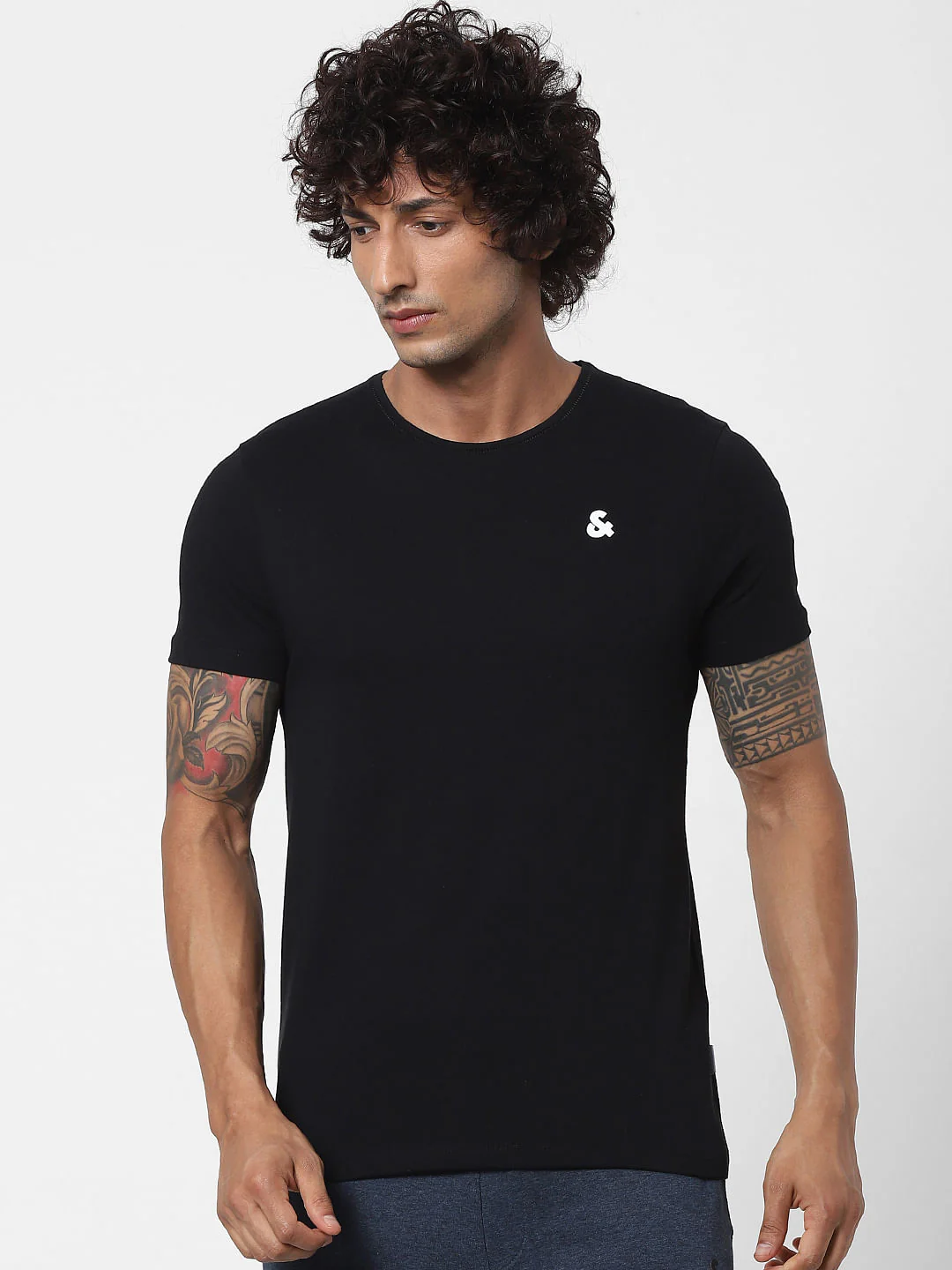 Pink & Black Crew Neck Tshirts - Pack of 2 - Image 3