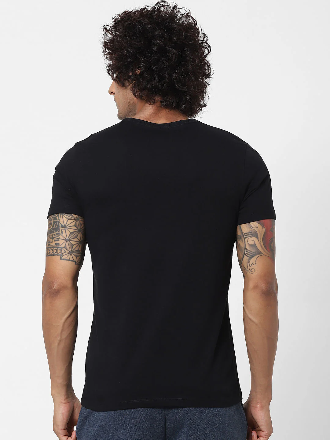 Pink & Black Crew Neck Tshirts - Pack of 2 - Image 5