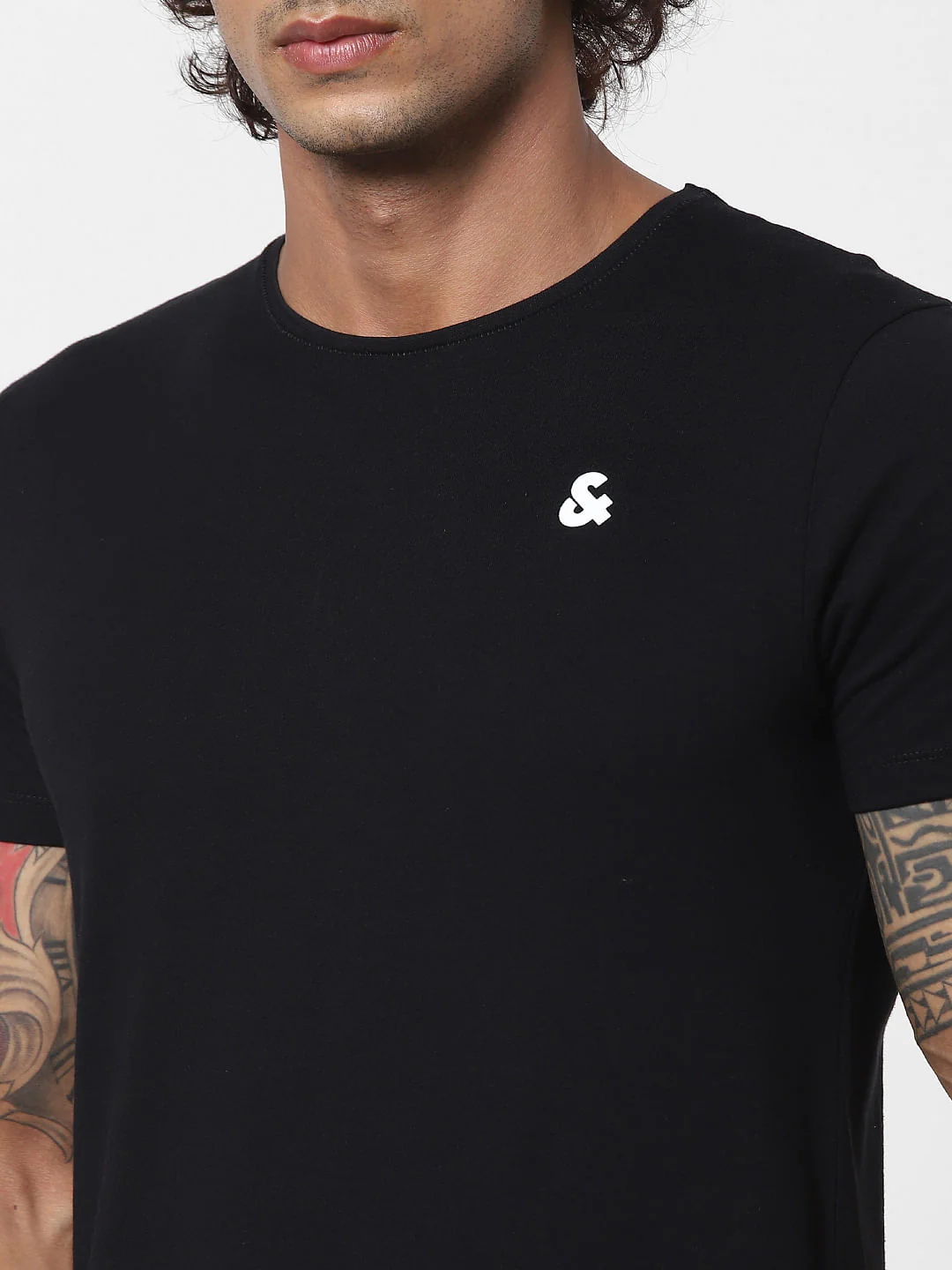 Pink & Black Crew Neck Tshirts - Pack of 2 - Image 6