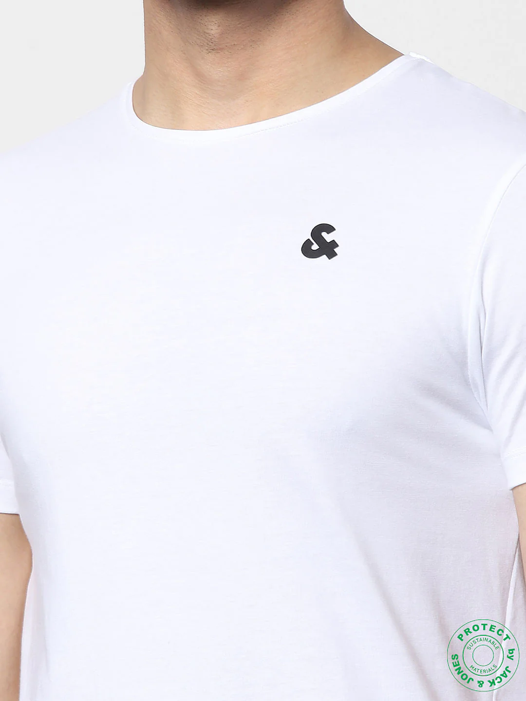 White & Red Crew Neck T-shirts - Pack of 2 - Image 12