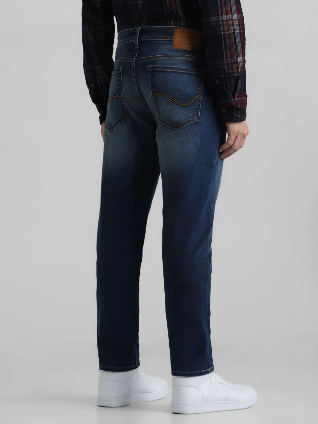 Blue Low Rise Washed Glenn Slim Jeans - Image 3