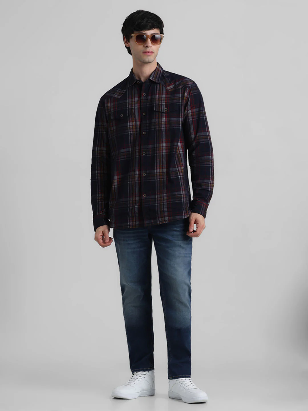 Blue Low Rise Washed Glenn Slim Jeans - Image 5