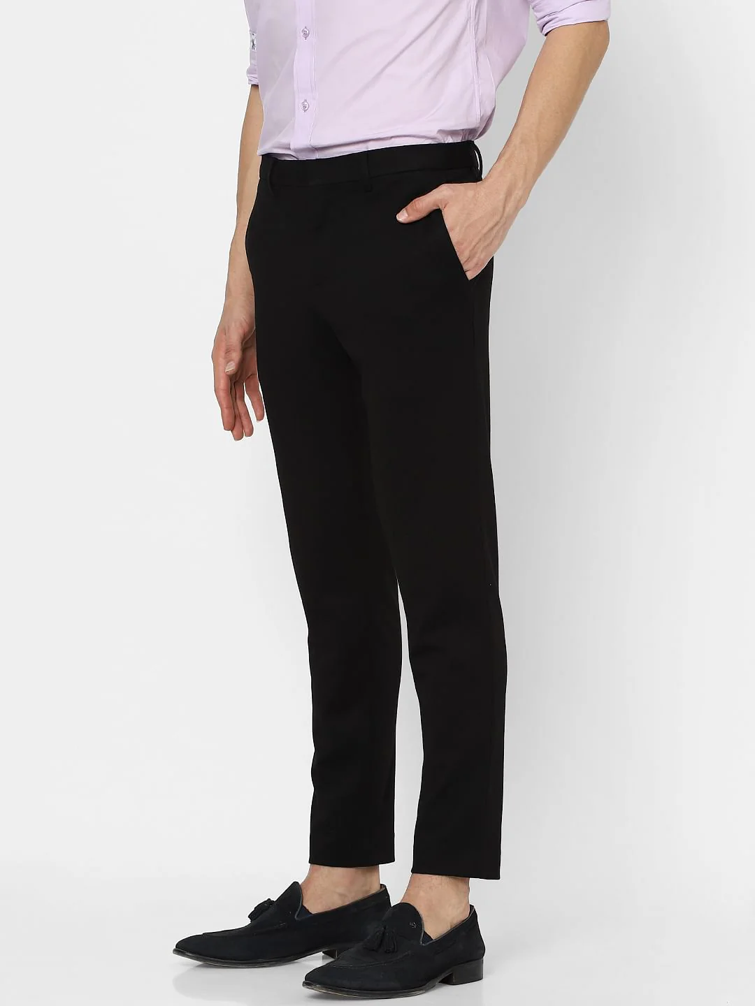 Black Tailored Trousers - Image 3