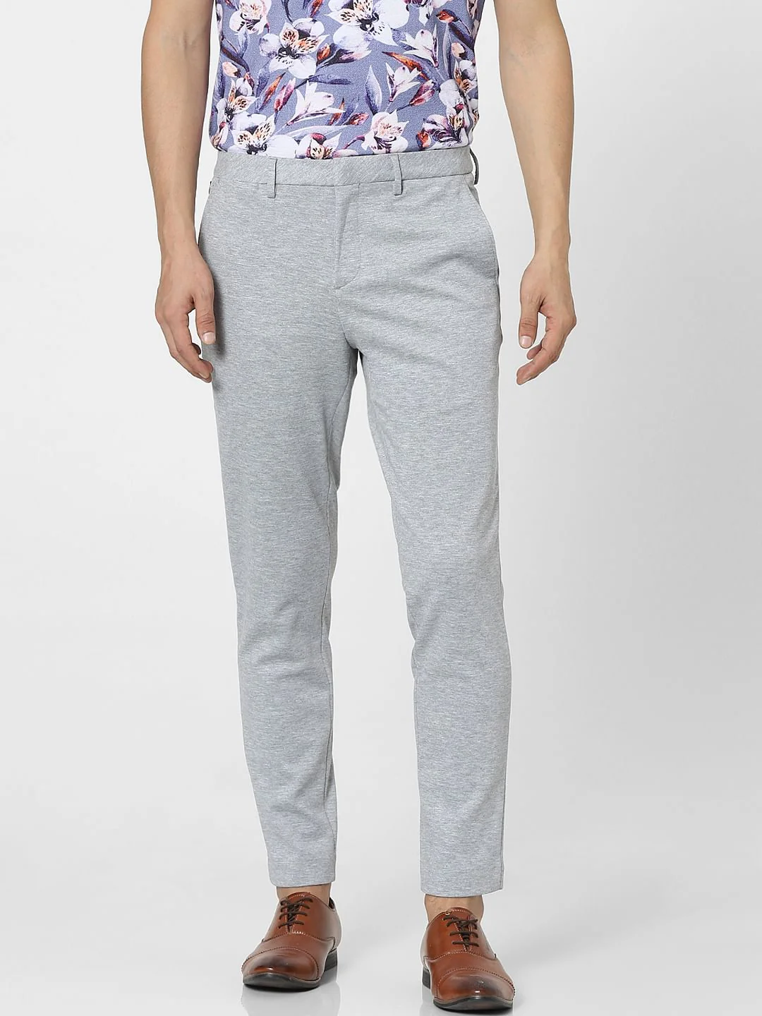 Grey Tailored Trousers - Image 2