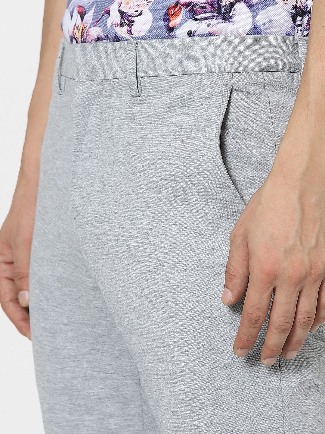 Grey Tailored Trousers - Image 5