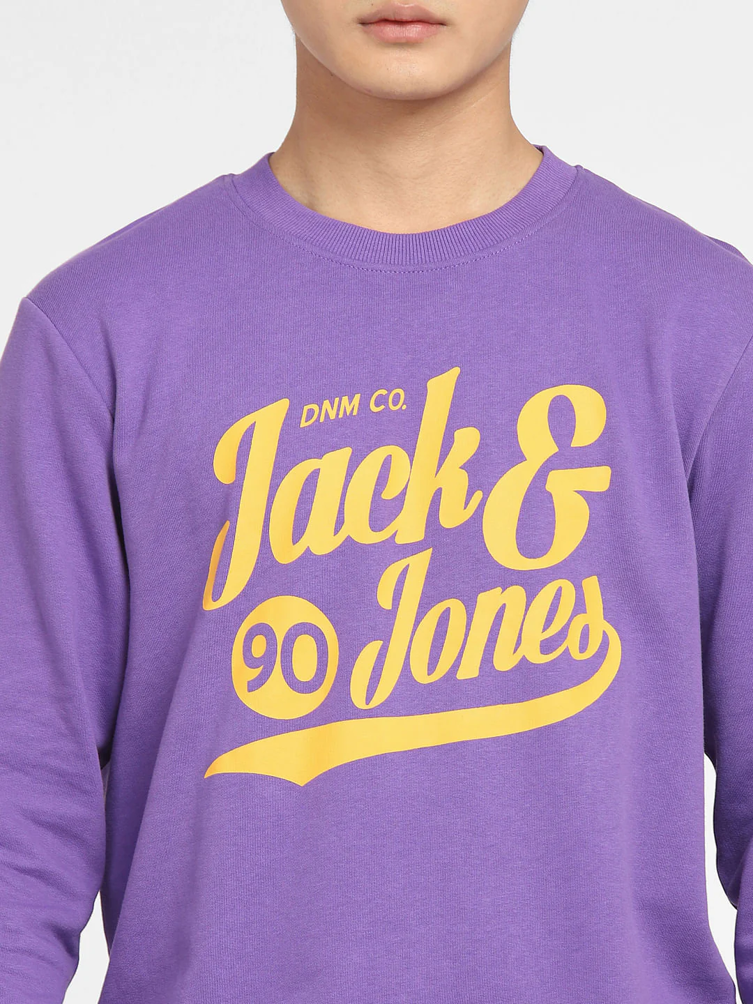 Purple Logo Print Sweatshirt - Image 5