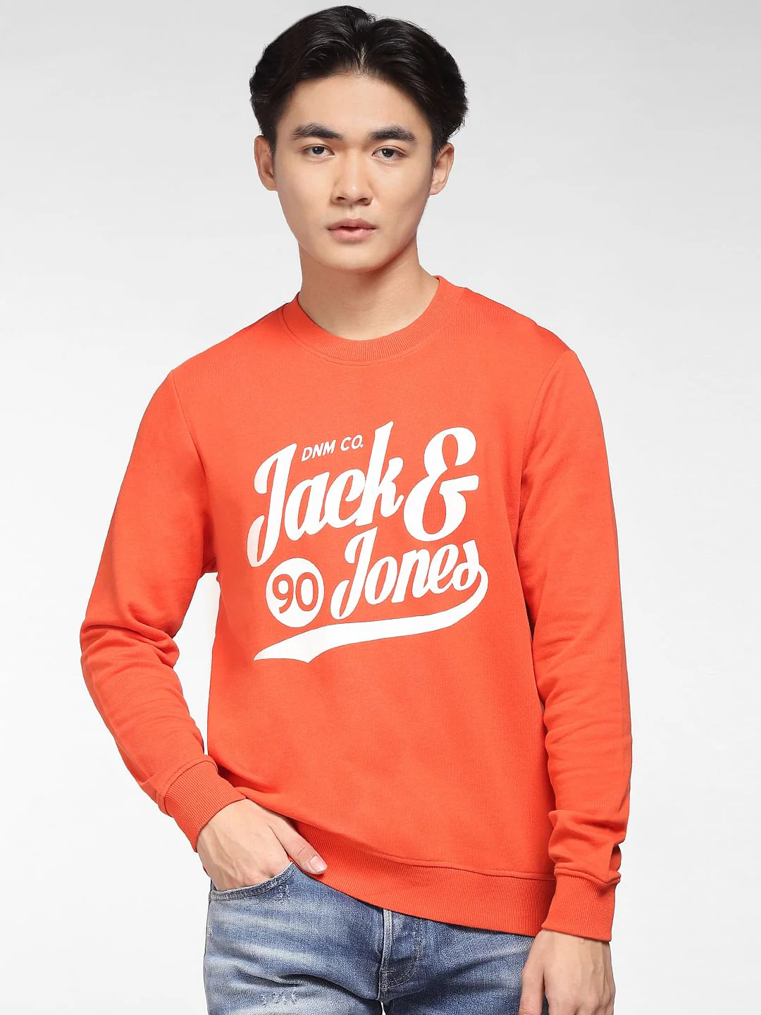 Red Logo Print Sweatshirt - Image 2