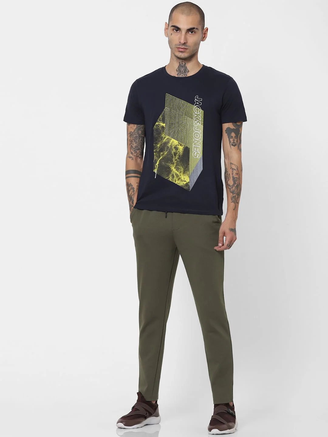 Olive Green Mid Rise Sweatpants