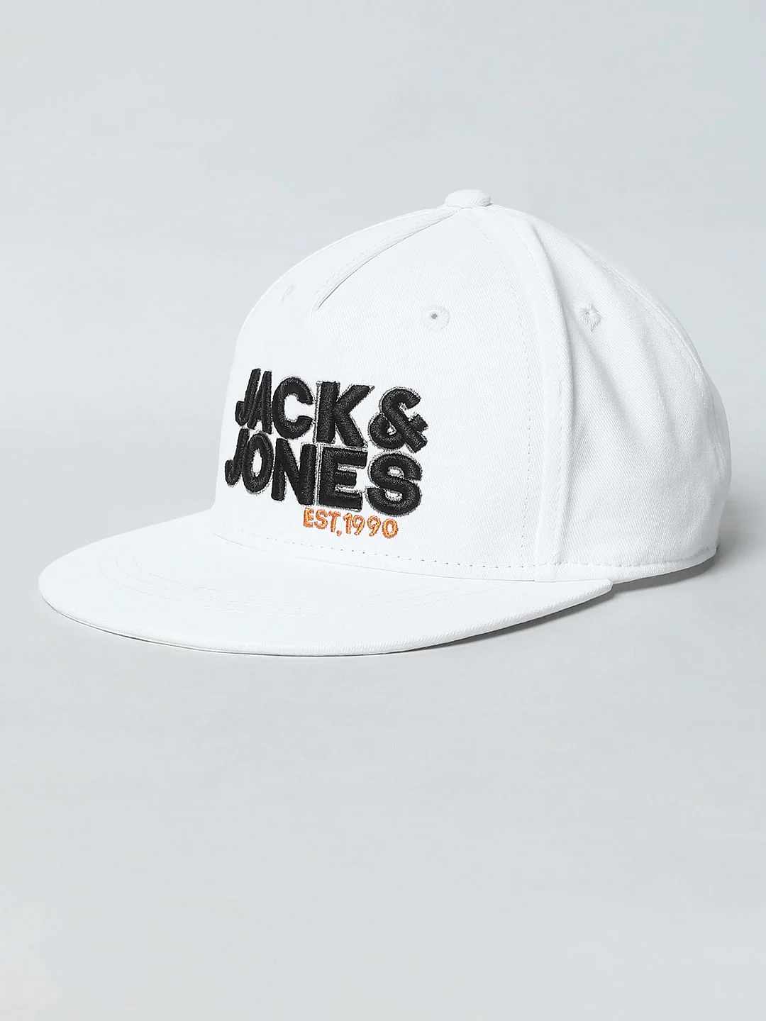 Boys White Logo Print Baseball Cap - Image 5