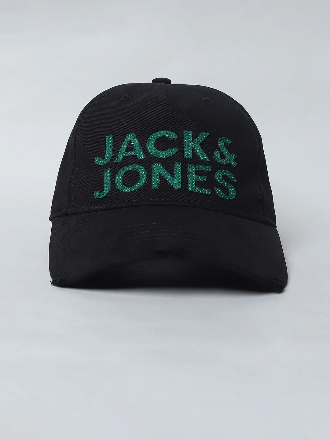 Boys Black Logo Print Baseball Cap - Image 2