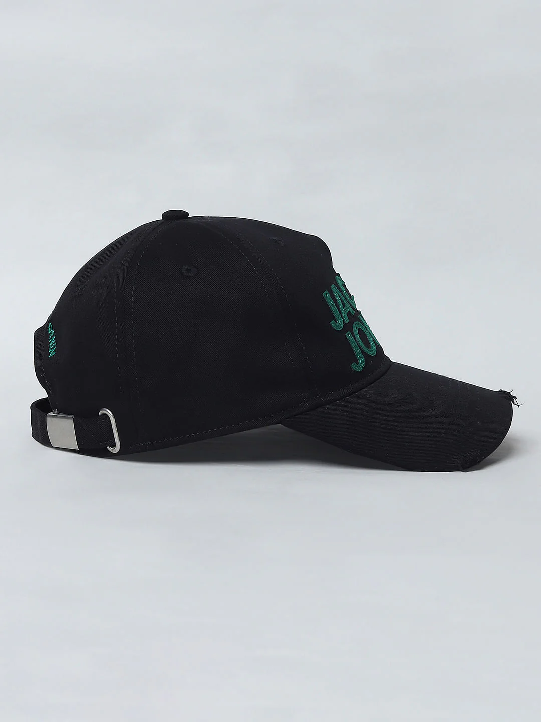 Boys Black Logo Print Baseball Cap - Image 3