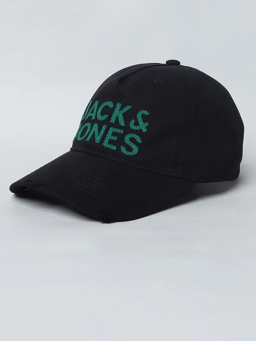 Boys Black Logo Print Baseball Cap - Image 5