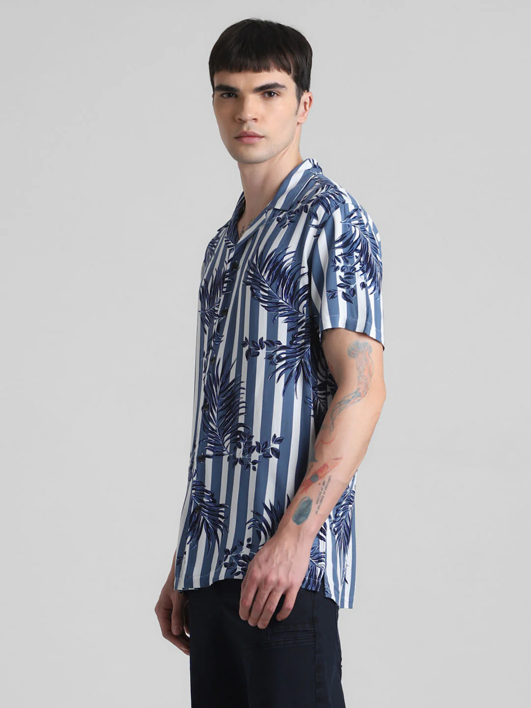 Blue Striped Resort Shirt - Image 3