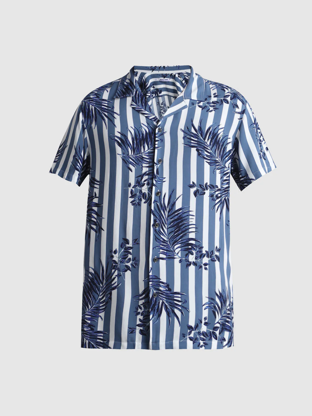 Blue Striped Resort Shirt - Image 7