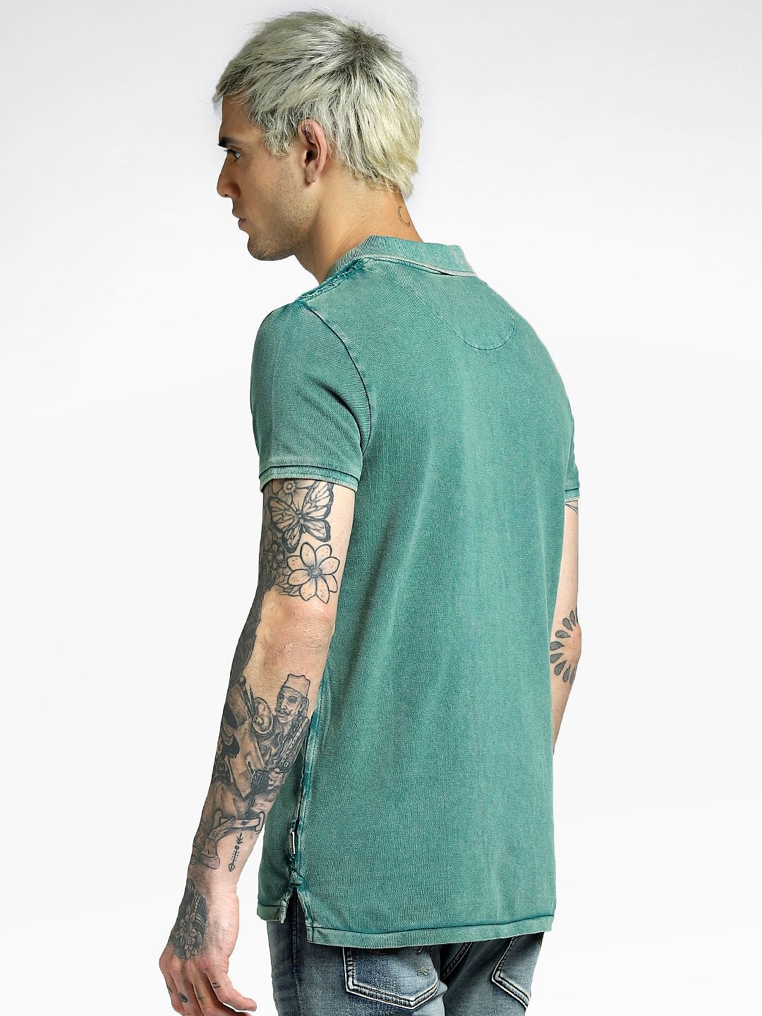 Green Polo Neck T-shirt - Image 4