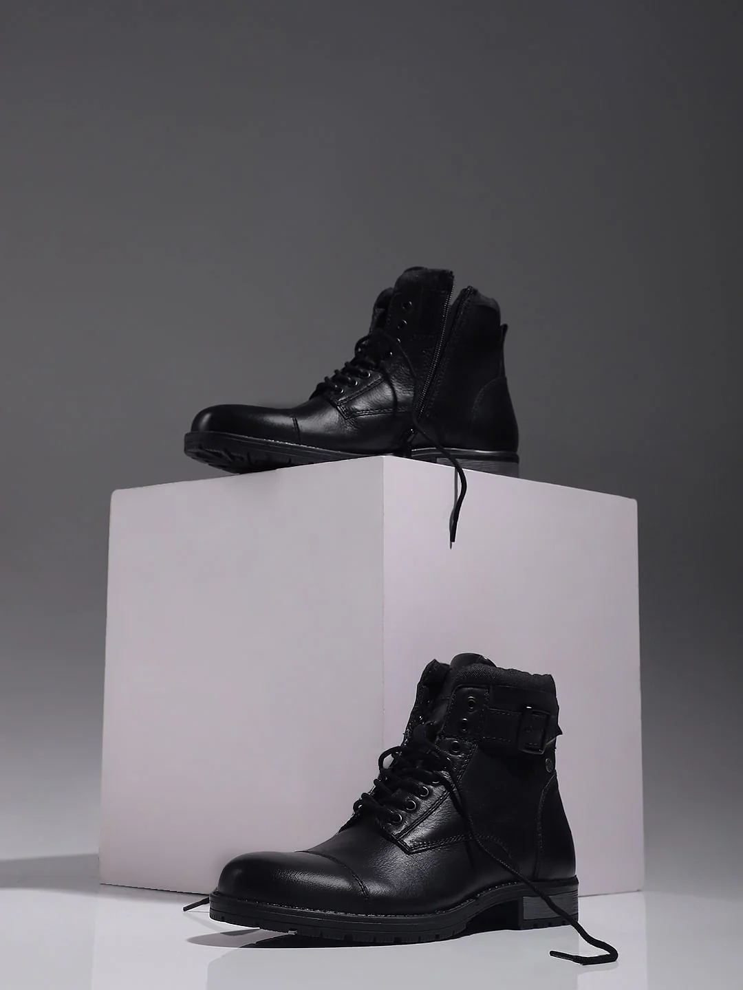 Black Leather Boots