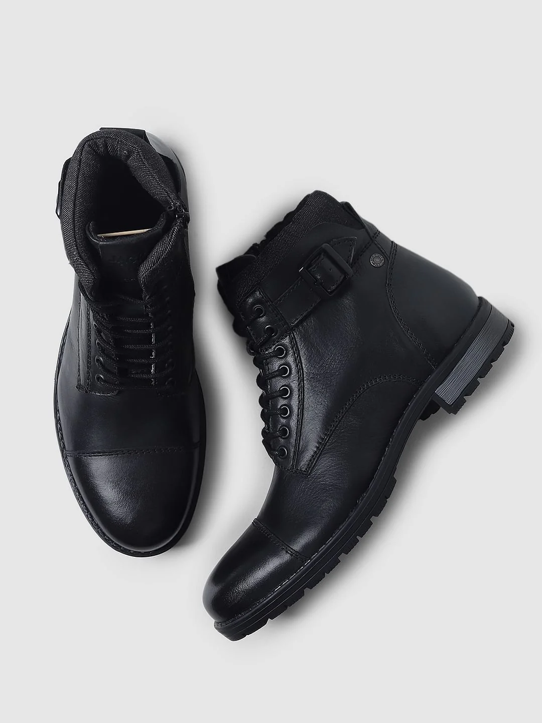 Black Leather Boots - Image 2