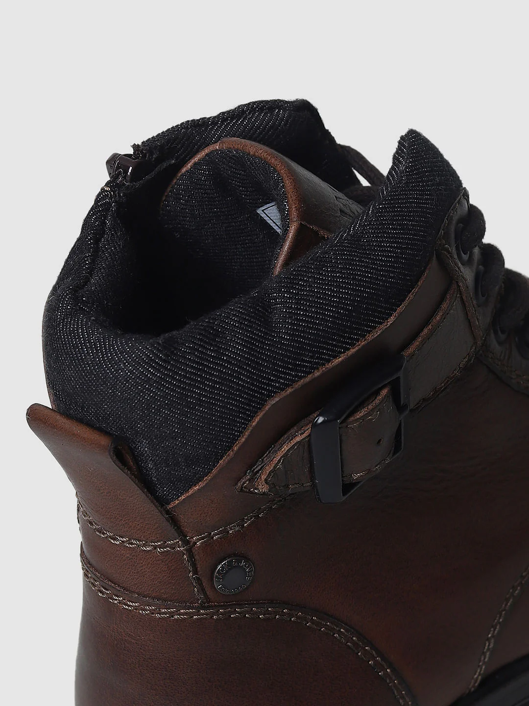 Dark Brown Leather Boots - Image 8