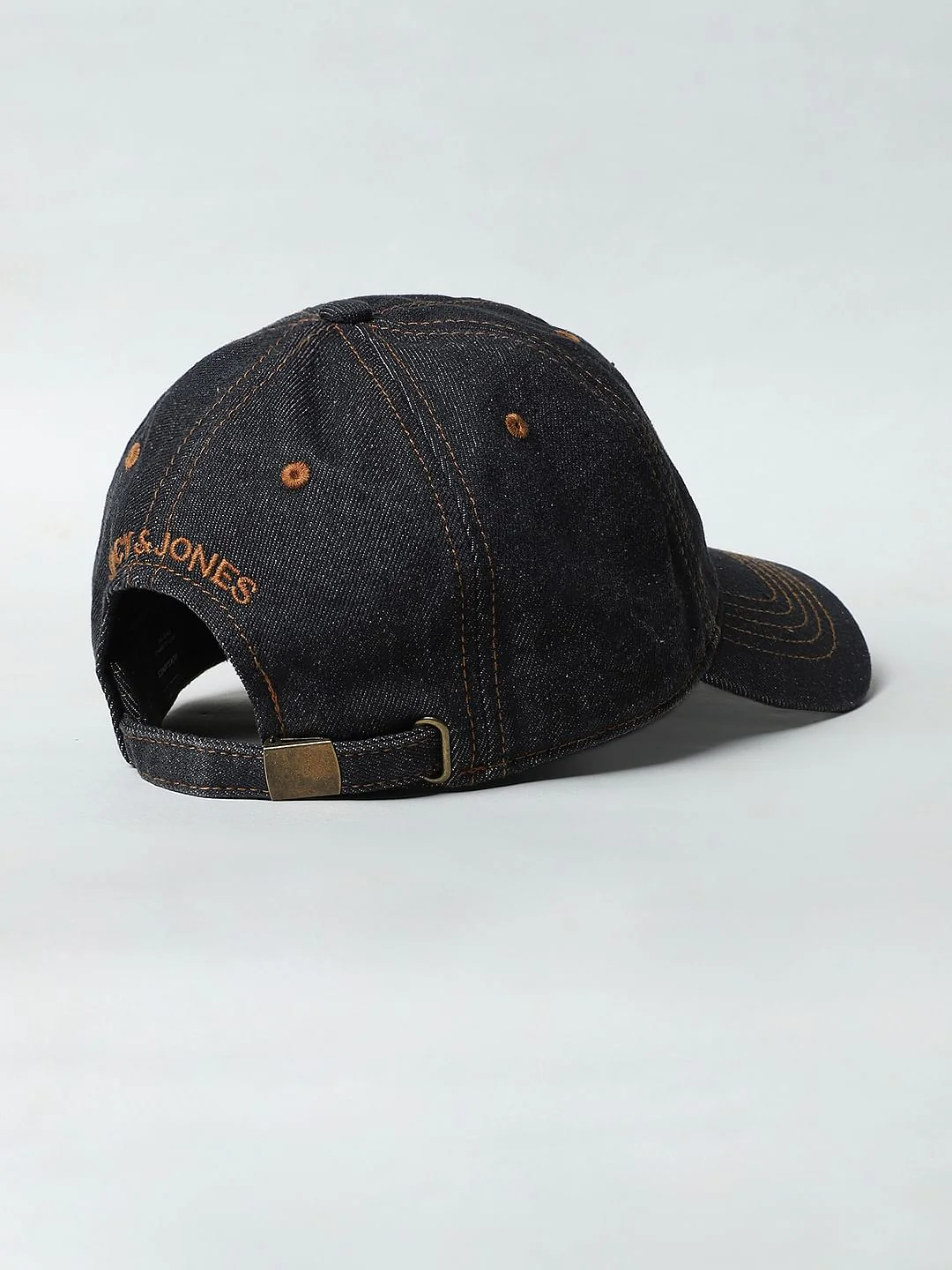 Navy Blue Denim Cap - Image 5