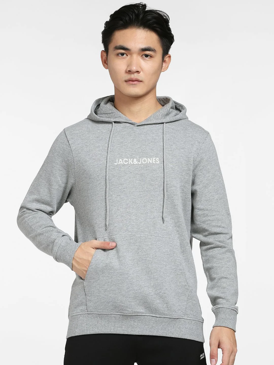 Grey Hooded Sweatshirt - Image 2