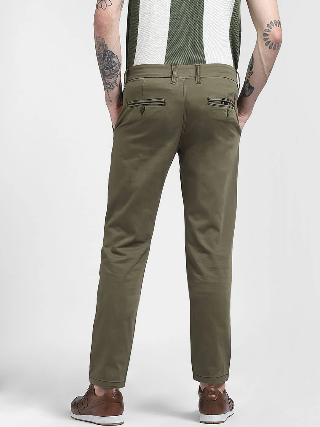 Green Mid Rise Pants - Image 4